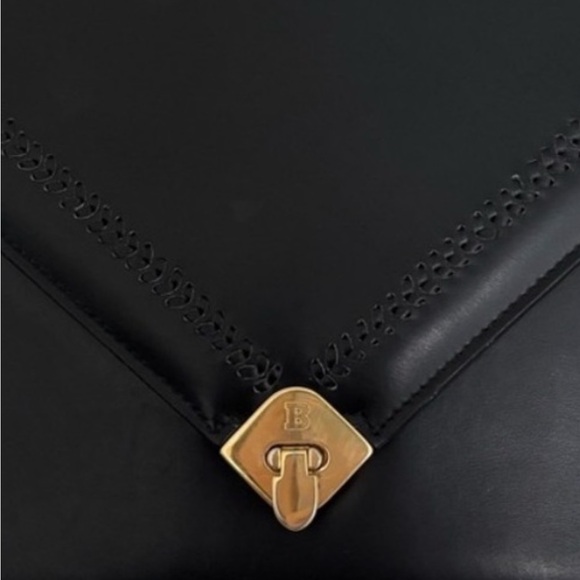 Bally vintage 90’s smooth leather black shoulder bag - Picture 5 of 15